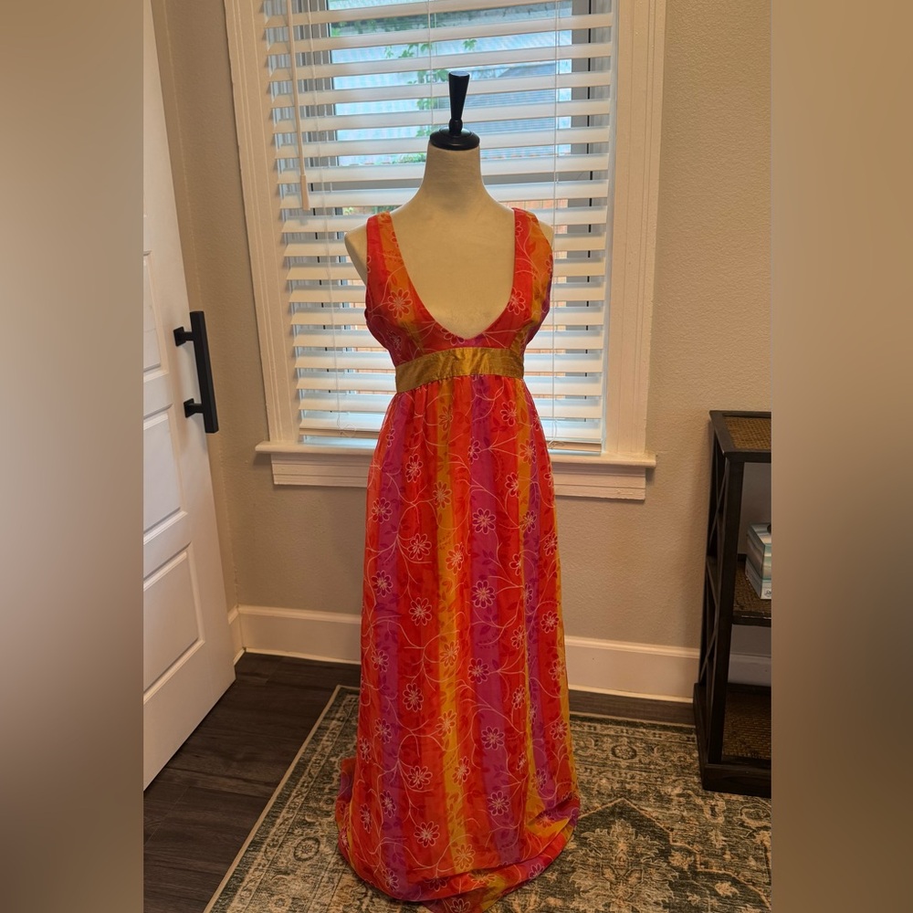 Vintage. Custom designed maxi dress. Year 2000